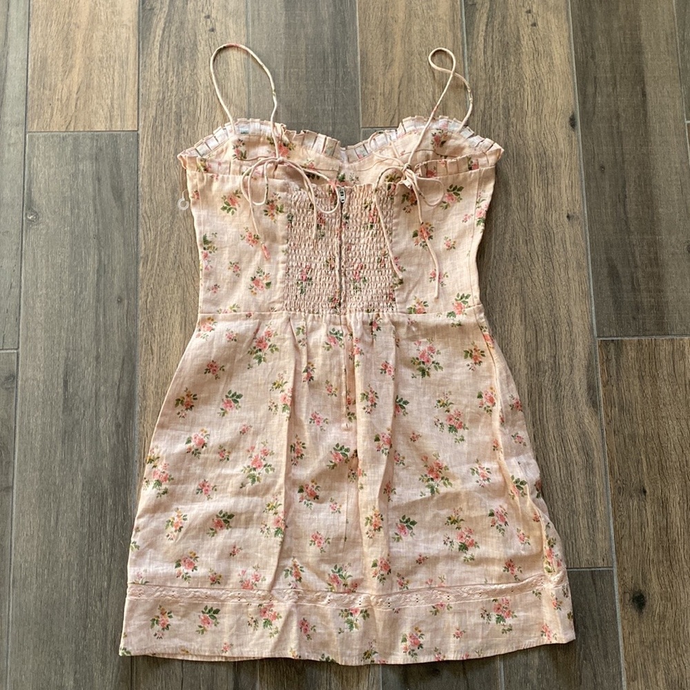 NEW Reformation Andie Linen Dress - Penelope Size 12 - Picture 8 of 9